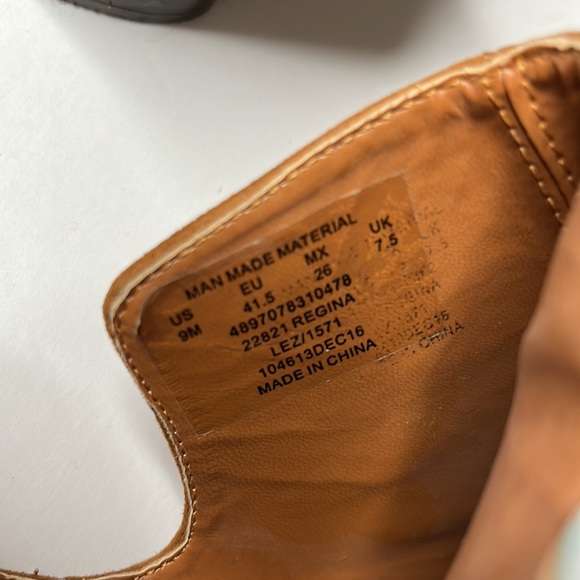 Metaphor Regina style open toe Brown Faux suede heels - Picture 7 of 8